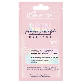 Bielenda Skin Restart Sensory Mask kojąco-chłodząca Maseczka prebiotyczna Bielenda Skin Restart Sensory Mask kojąco-chłodząca Maseczka prebiotyczna