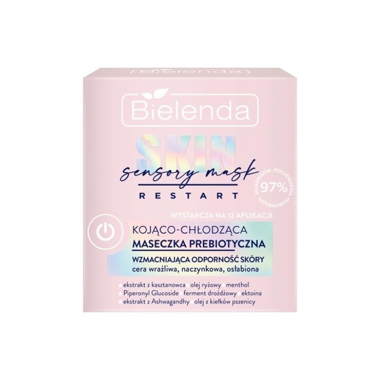 Bielenda Skin Restart Sensory Mask kalmerend en verkoelend prebiotisch masker