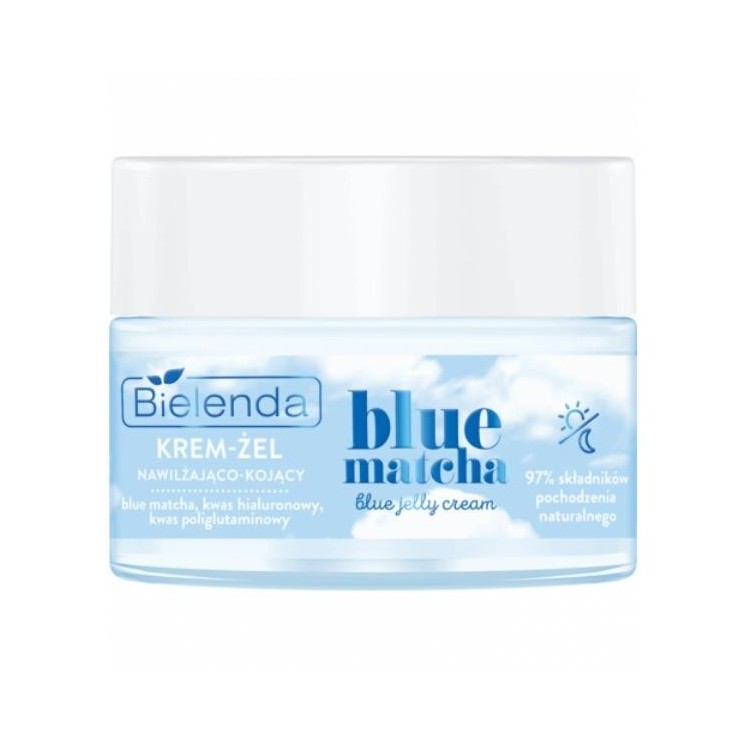 Bielenda Blue Matcha Krem-żel nawilżająco-kojący
