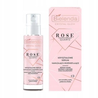 Bielenda Crystal Glow Rose Quartz kryształowe Serum nawilżająco-rozświetlające Bielenda Crystal Glow Rose Quartz kryształowe Serum nawilżająco-rozświetlające