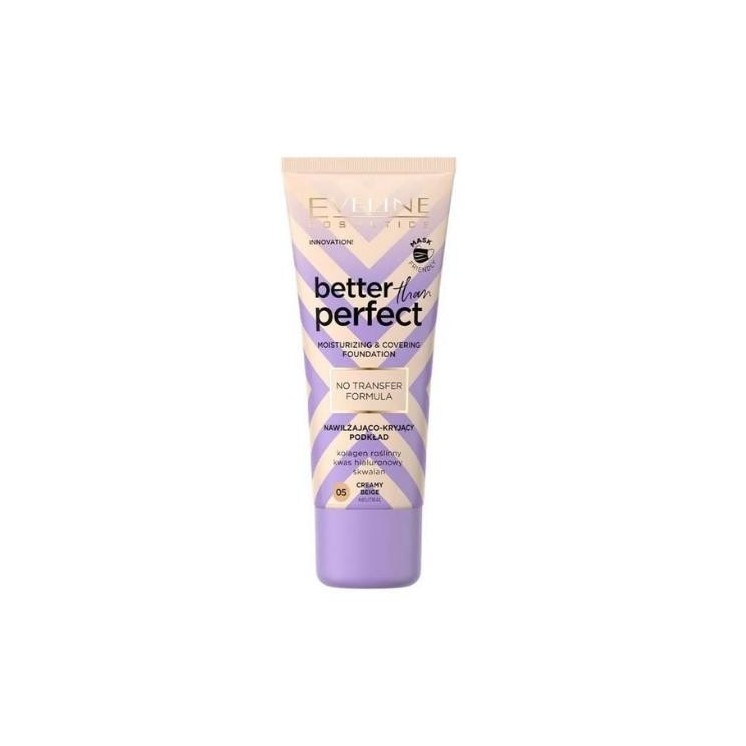 Eveline Better than Perfect hydraterende en dekkende foundation /05/ Creamy Beige