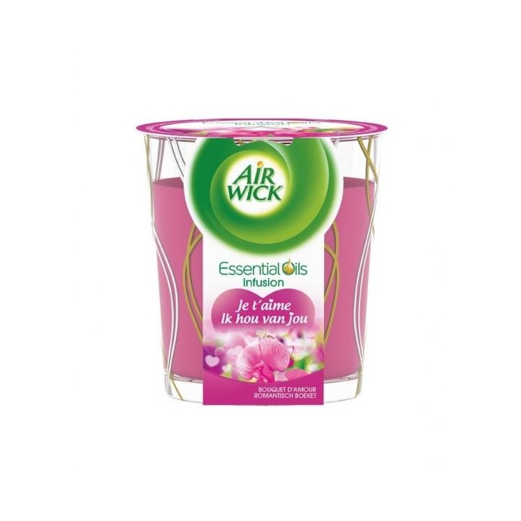 Airwick Świeca zapachowa Pink Sweet Pea 105 g