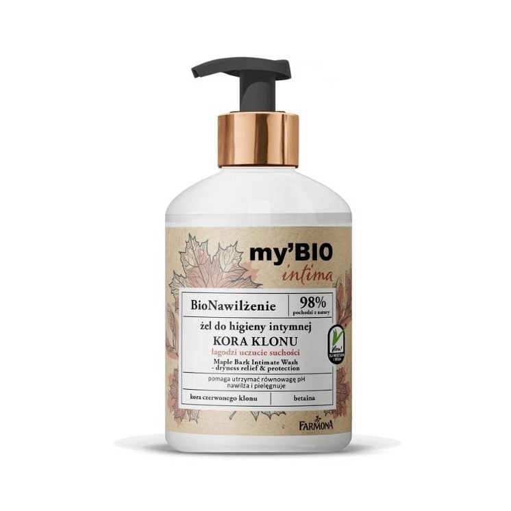 Farmona my'BIO Intima BioHydration Maple Bark Gel for intimate hygiene