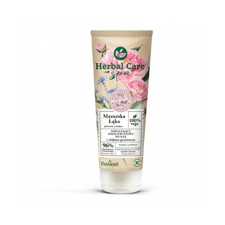 Farmona Herbal Care Spa Mazurska Łąka nawilżający Krem kwiatowy do rąk