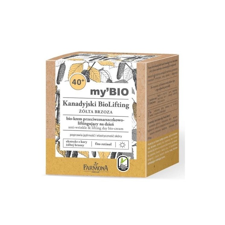 Farmona my'BIO Canadian BioLifting 40+ Yellow Birch Bio-Anti-rimpel en liftende dagcrème