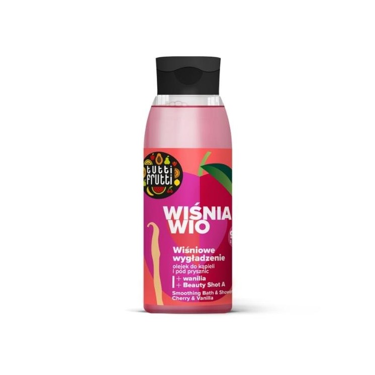 Farmona Tutti Frutti Wiśnia Wio gladmakende Bad- en Doucheolie Kers en Vanille + Beauty Shot A