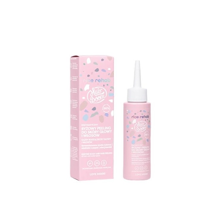 HairBoom Rice Rehab enzymatyczny Ryżowy Peeling do skóry głowy