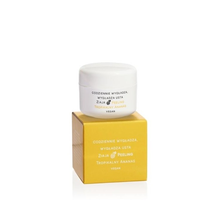 Ziaja Peeling do ust Tropikalny Ananas 9 ml