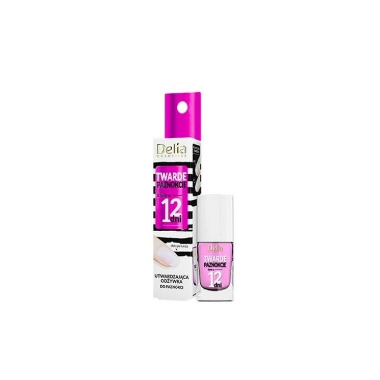Delia Hard Nails hardening nail conditioner Effect in 12 days