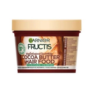 Garnier Fructis Hair Food Cocoa Butter Smoothing Mask voor krullend haar Garnier Fructis Hair Food Cocoa Butter Smoothing Mask voor krullend haar