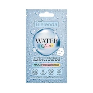 Bielenda Water Balance intensywnie nawilżająca Maseczka w płacie Bielenda Water Balance intensywnie nawilżająca Maseczka w płacie