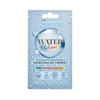 Bielenda Water Balance intensywnie nawilżająca Maseczka do twarzy 7 g Bielenda Water Balance intensywnie nawilżająca Maseczka do twarzy 7 g