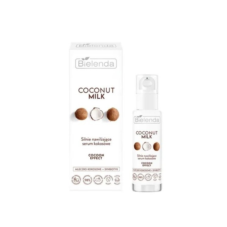 Bielenda Coconut Milk silnie nawilżające Serum kokosowe Cocoon Effect