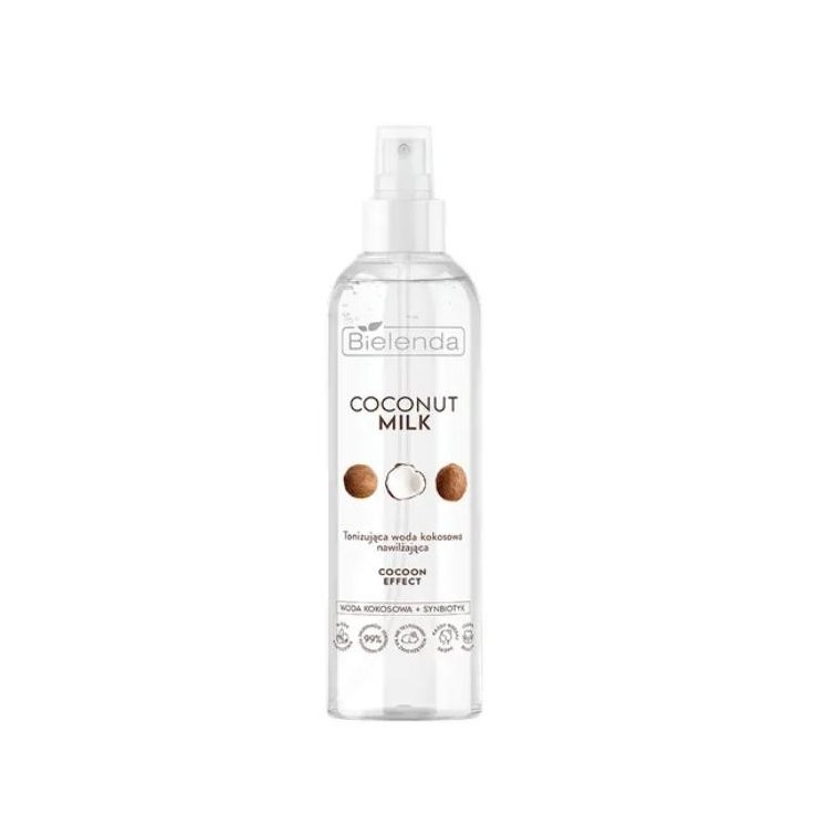 Bielenda Coconut Milk Tonizująca Woda kokosowa nawilżająca Cocoon Effect