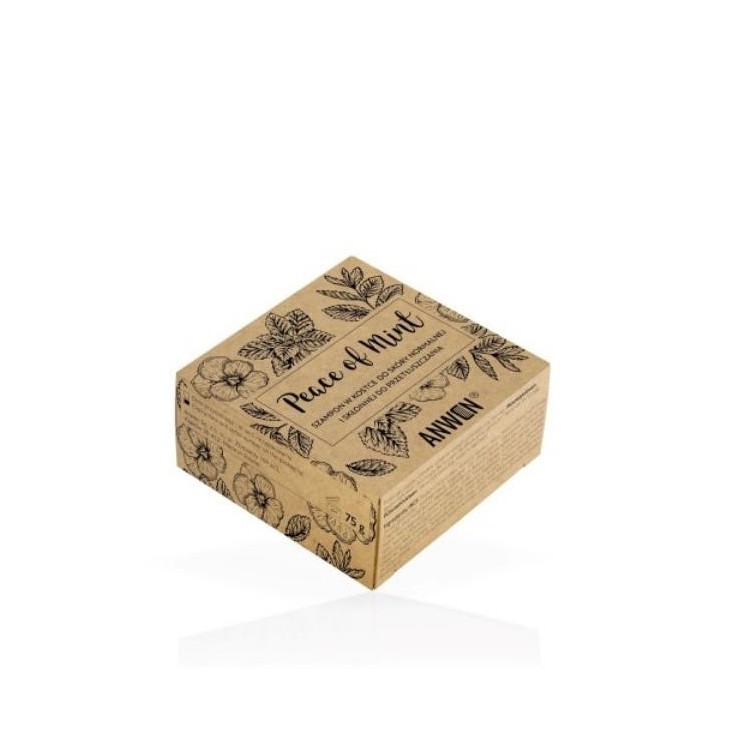 Anwen Peace Of Mint Szampon w kostce do skóry normalnej i skłonnej do przetłuszczania się 75 g