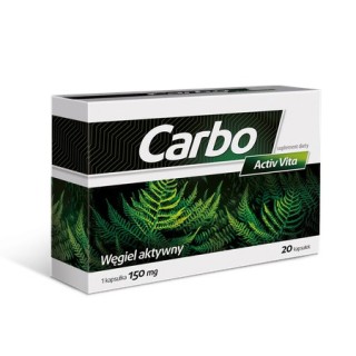 Вугілля активоване Carbo Activ Vita 20 табл