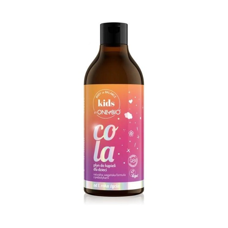 ONLYBIO Kids Płyn do kąpieli dla dzieci Cola 400 ml