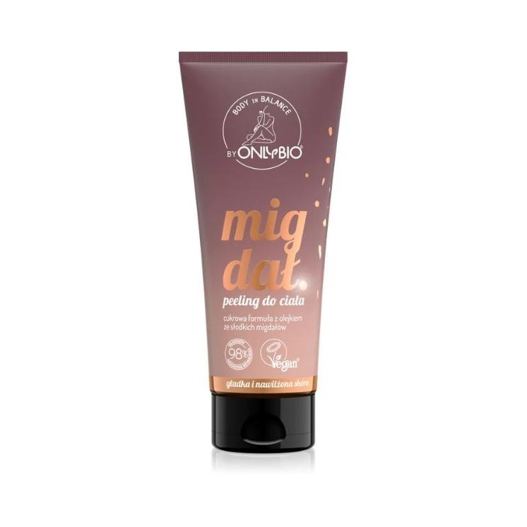 ONLYBIO Body in Balance Peeling do ciała migdałowy 200 ml