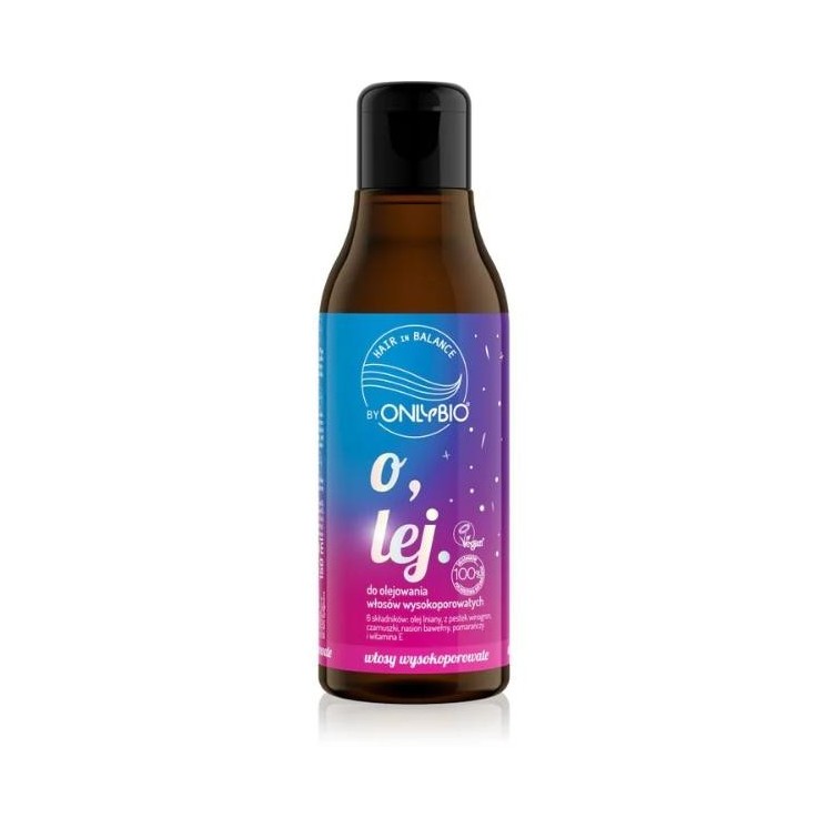ONLYBIO Hair in Balance Olej do olejowania włosów wysokoporowatych 150 ml