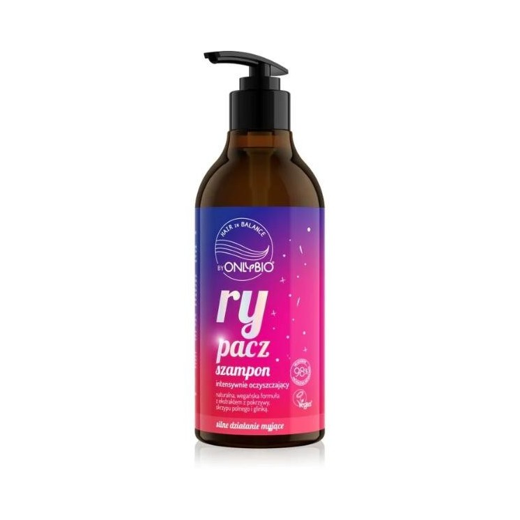 ONLYBIO Hair in Balance Rypacz Szampon do włosów intensywnie oczyszczający