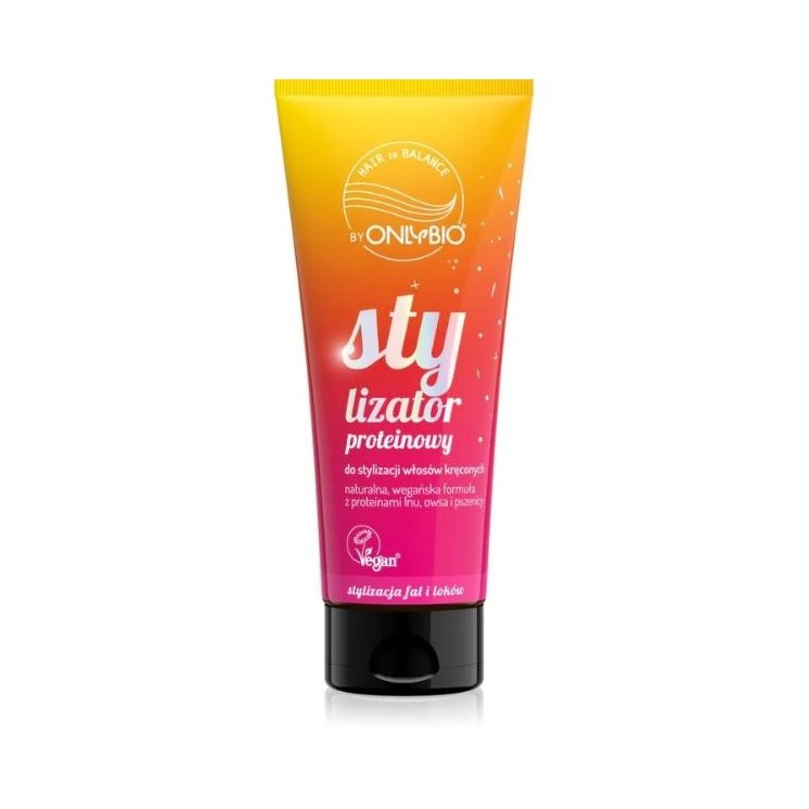 ONLYBIO Hair in Balance Stylizator proteinowy do stylizacji włosów kręconych 200 ml