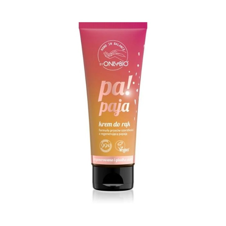 ONLYBIO Hand in Balance Krem do rąk przeciw szorstkości Papaja 50 ml