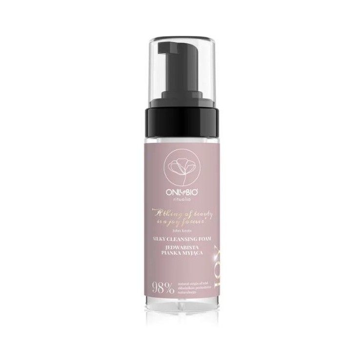 ONLYBIO Ritualia Joy jedwabista Pianka myjąca do twarzy 150 ml