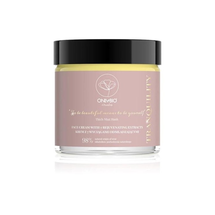 ONLYBIO Ritualia Tranquility Krem do twarzy z 7 wyciągami odmładzającymi 50 ml