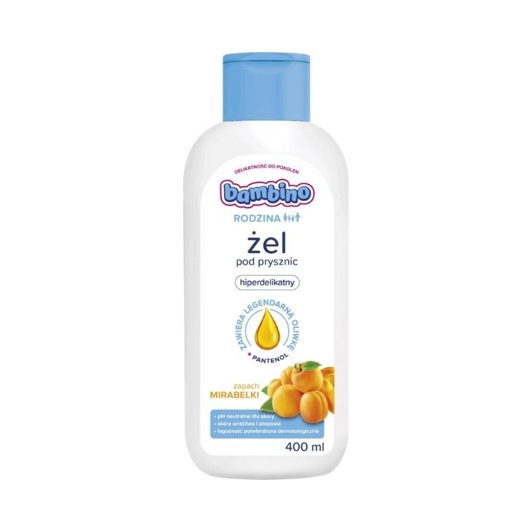 Bambino Rodzina Żel pod prysznic o zapachu mirabelki 400 ml