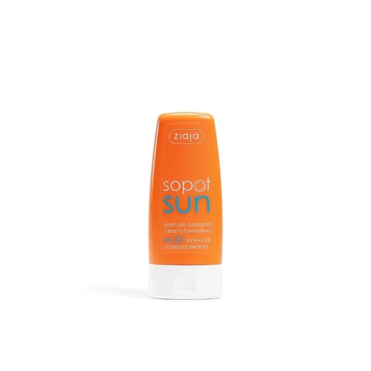 Ziaja Sopot sun sunscreen for photosensitive skin SPF25 UVA+UVB medium protection 60 ml