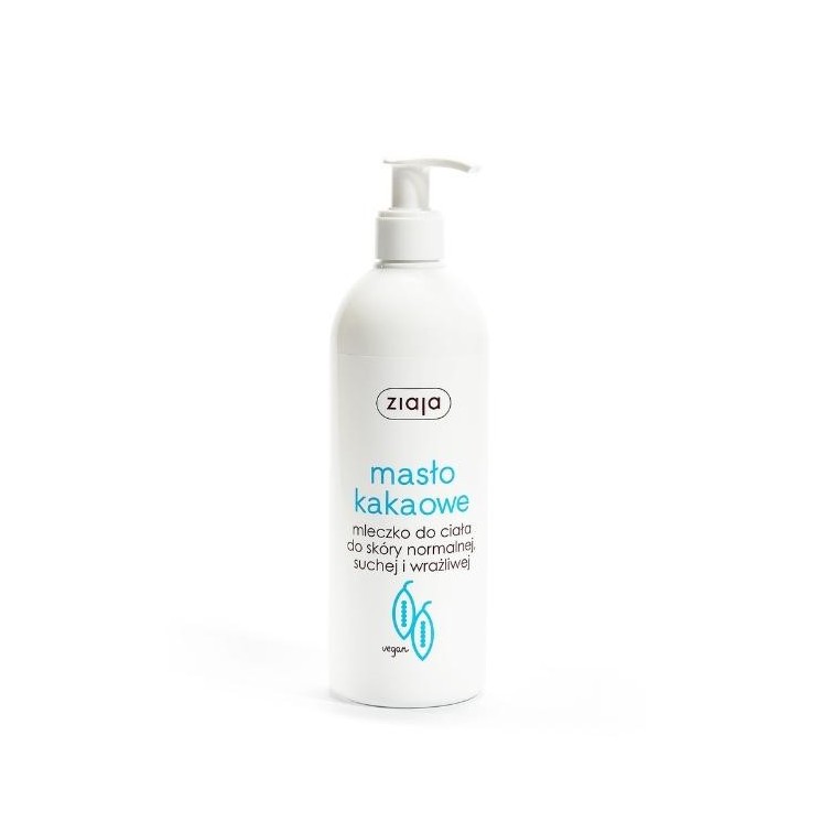 Ziaja Cacaoboter Bodymilk voor de normale, droge en gevoelige huid 400 ml