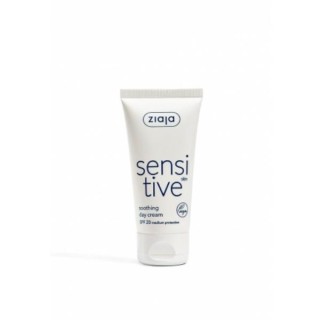 Денний заспокійливий крем для обличчя Ziaja Sensitive SPF20 50 мл