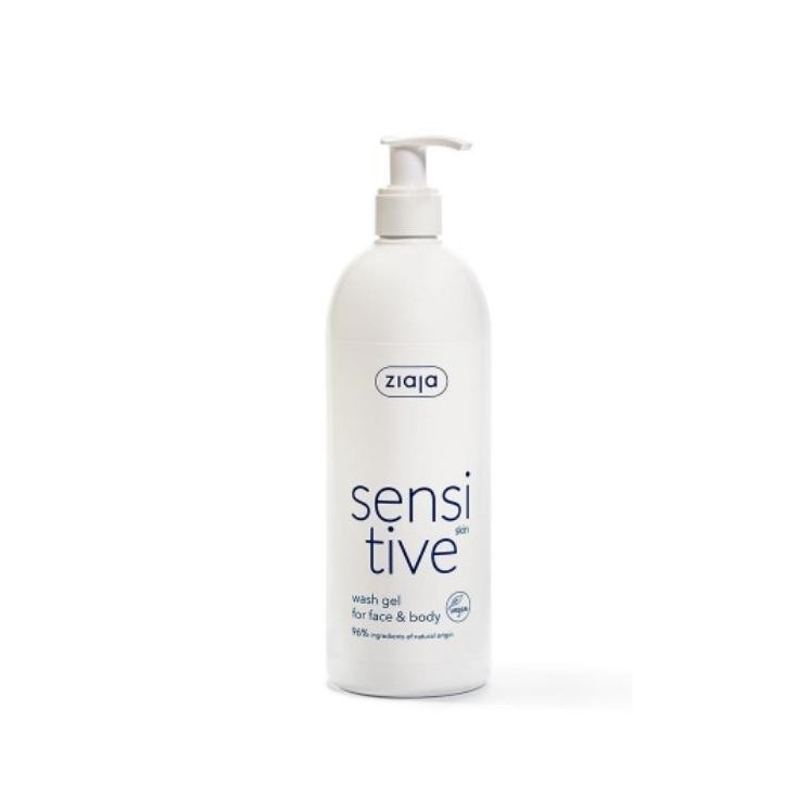 Ziaja Sensitive Żel do mycia ciała i twarzy do skóry wrażliwej 400 ml