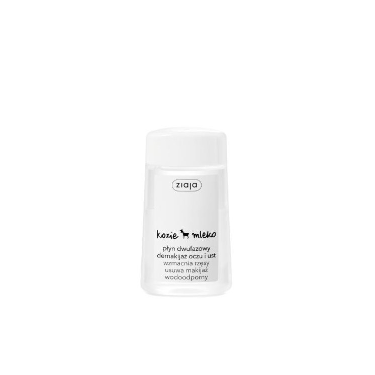 Ziaja Goat's Milk Two-phase oog- en mondmake-up remover vloeibaar 120 ml