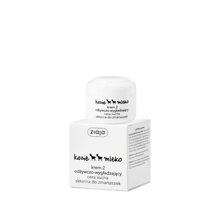 Ziaja Geitenmelk Voedende en gladmakende gezichtscreme voor de nacht 50 ml