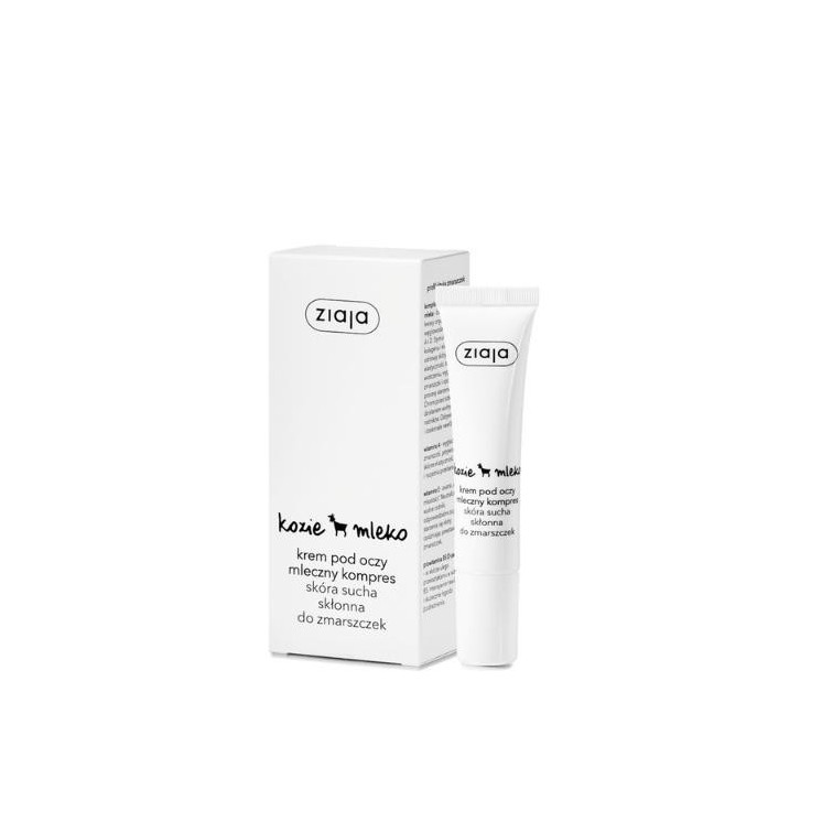 Ziaja Geitenmelk Oogcrème met melkkompres 15 ml