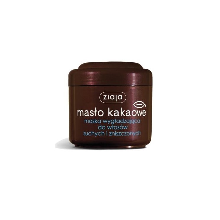 Ziaja Cacaoboter gladmakend masker voor droog en beschadigd haar 200 ml
