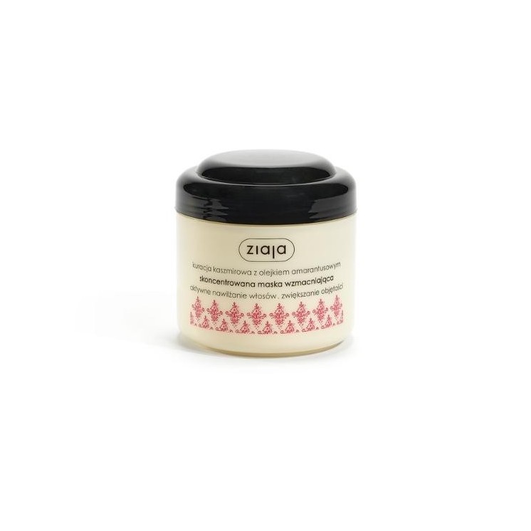 Ziaja Cashmere geconcentreerd haarmasker versterkende cashmere behandeling met amarantolie 200 ml