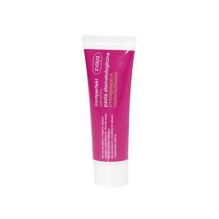 Ziaja Mintperfect Sensitiv Pasta stomatologiczna zmniejszająca nadwrażliwość 75 ml