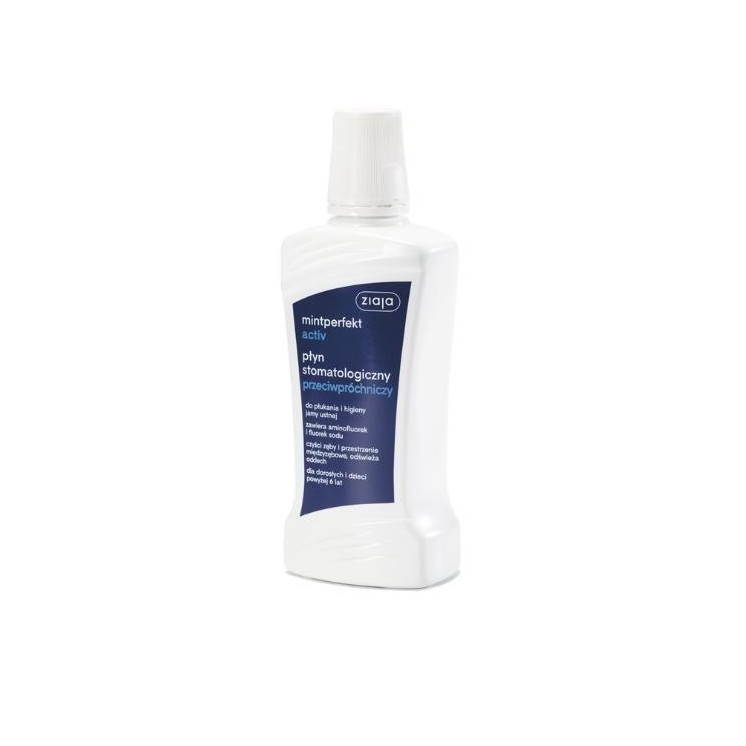 Ziaja Mintperfect Activ Płyn stomatologiczny przeciewpróchniczy 500 ml