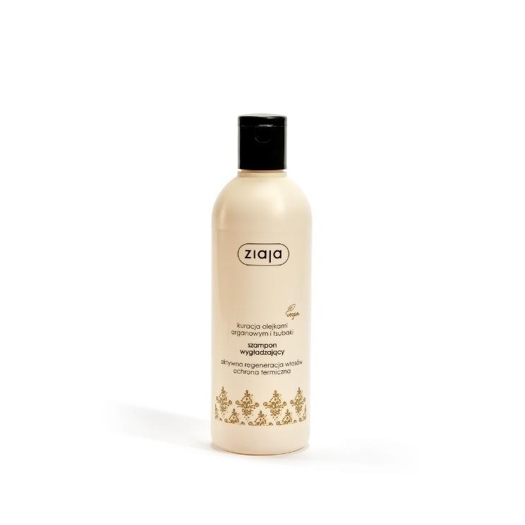 Ziaja Argan Szampon do włosów wygładzający kuracja olejkami arganowym i tsubaki 300 ml