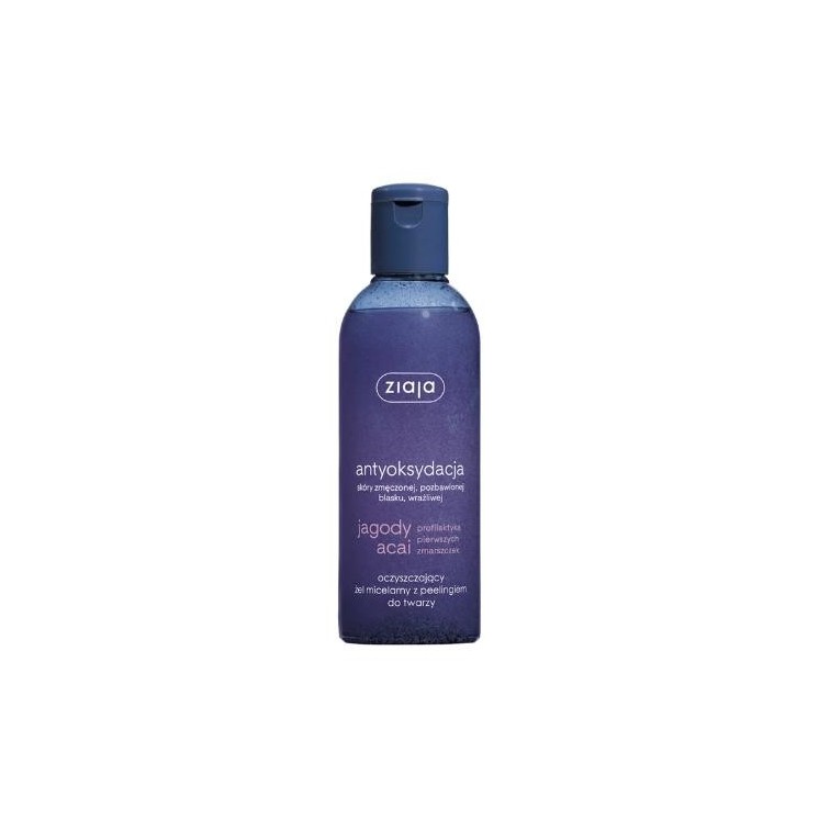Ziaja Jagody Acai Żel micelarny oczyszczający z peelingiem 200 ml