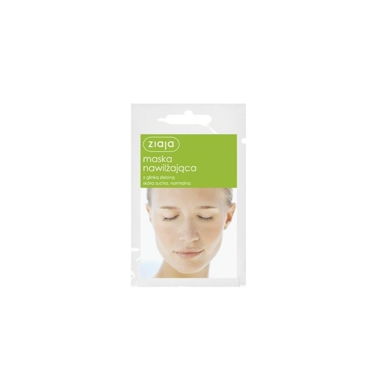 Ziaja Vochtinbrengend gezichtsmasker met groene klei 7 ml