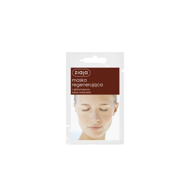Ziaja Regenererend gezichtsmasker met bruine klei 7 ml