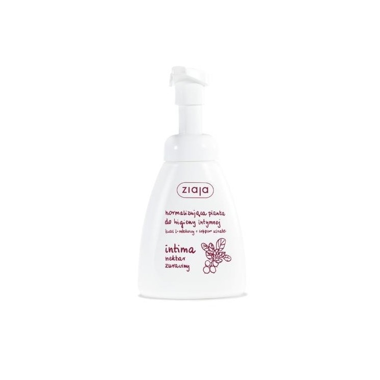 Ziaja Intima normalizująca Pianka do higieny intymnej Nektar Żurawiny 250 ml