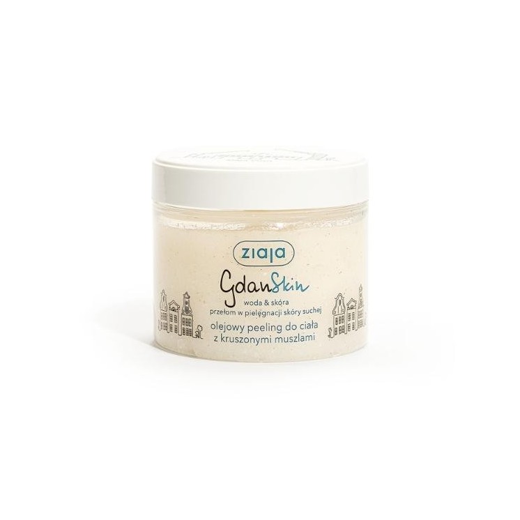 Ziaja GdanSkin olejowy Peeling do ciała z kruszonymi muszlami 300 ml