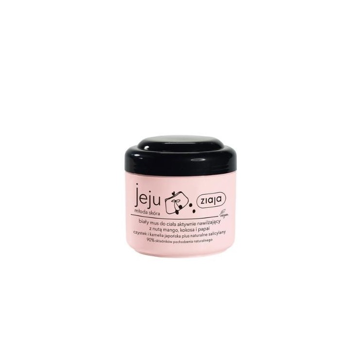 Ziaja Jeju wit Actief hydraterende lichaamsmousse 200 ml