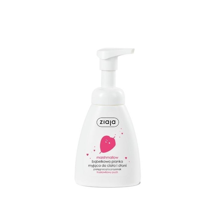 Ziaja Marshmallow Pianka myjąca do ciała i dłoni 250 ml