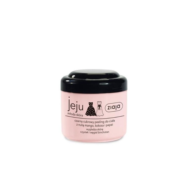 Ziaja Jeju zwarte suiker Peeling 200 ml