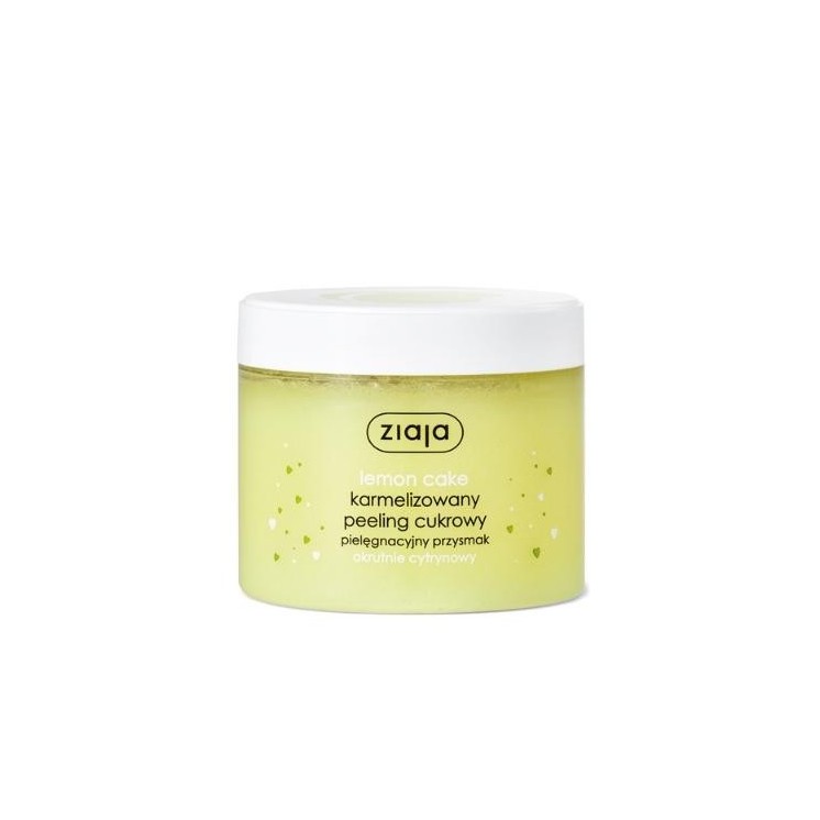 Ziaja Lemon Cake karmelizowany Peeling do ciała cukrowy 300 ml